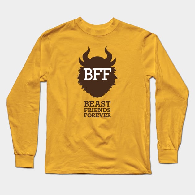 Beast Friends Forever Long Sleeve T-Shirt by Heyday Threads